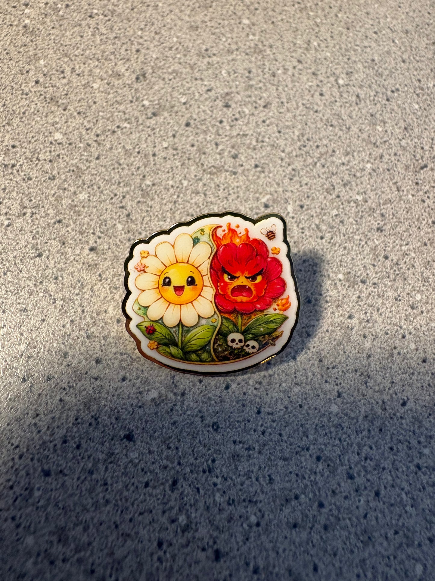 Day & Night Bloom Limited Edition UV Pin