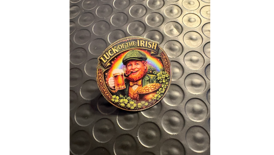Luck of the Irish 1 inch UV pin