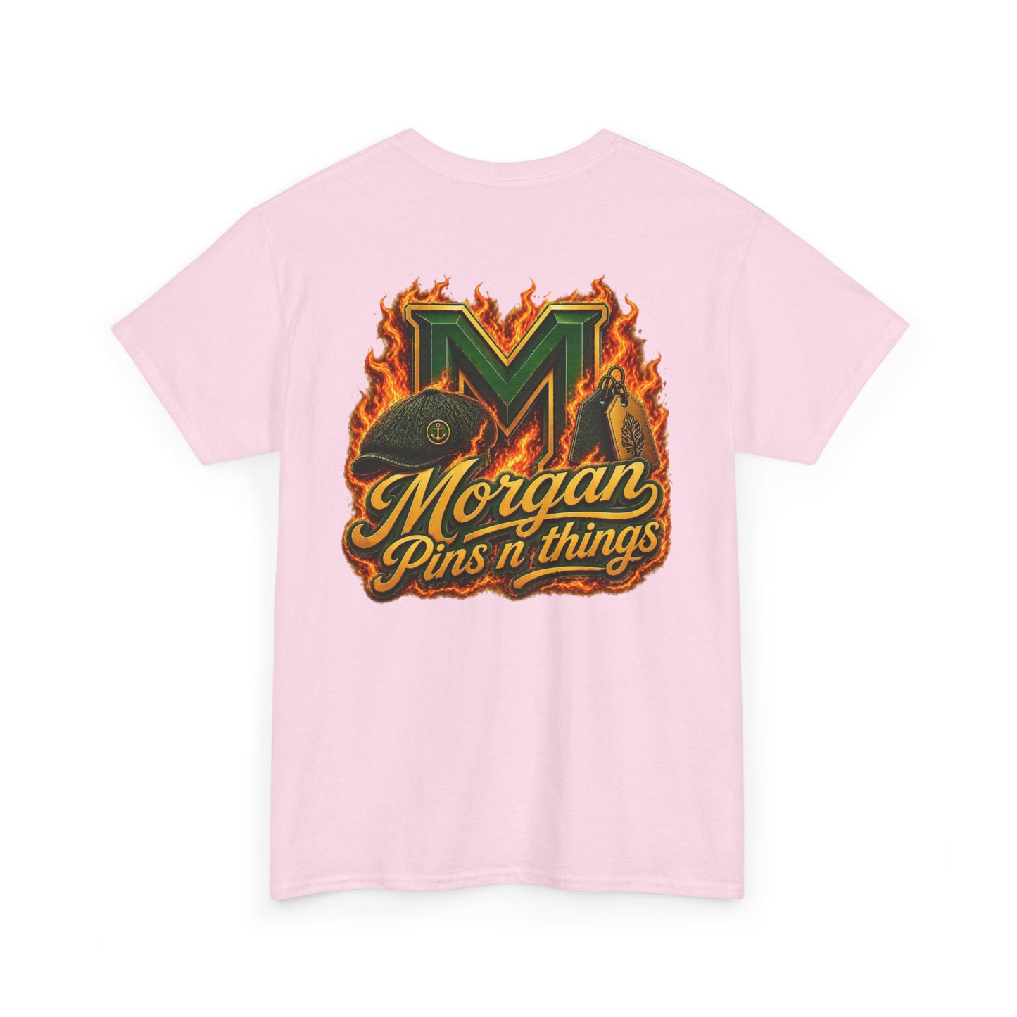Morgan Pins n Things Flaming Logo