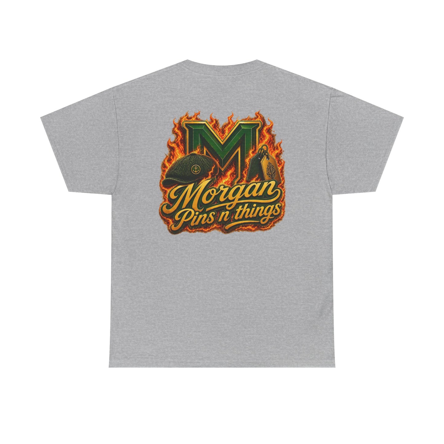 Morgan Pins n Things Flaming Logo