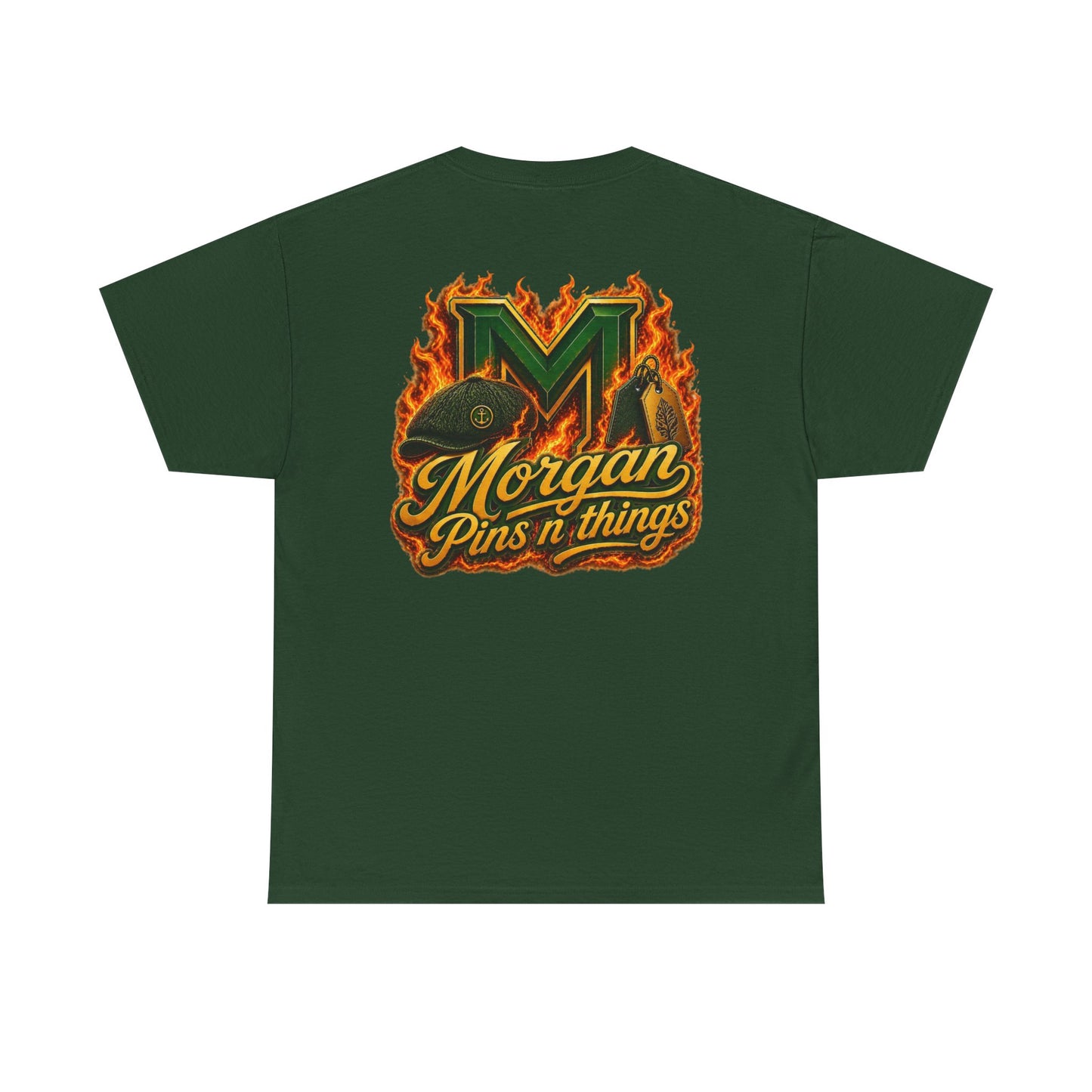 Morgan Pins n Things Flaming Logo