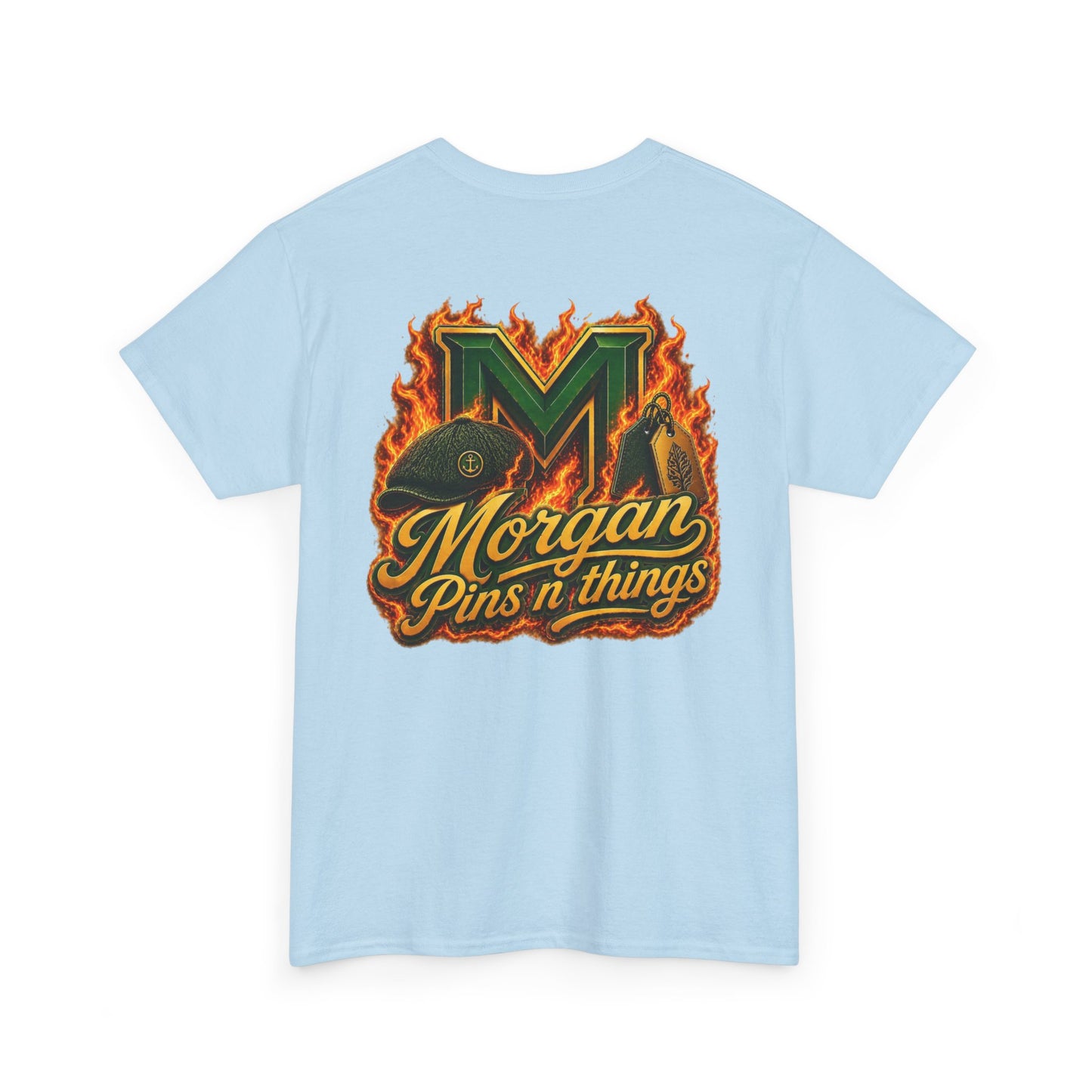 Morgan Pins n Things Flaming Logo