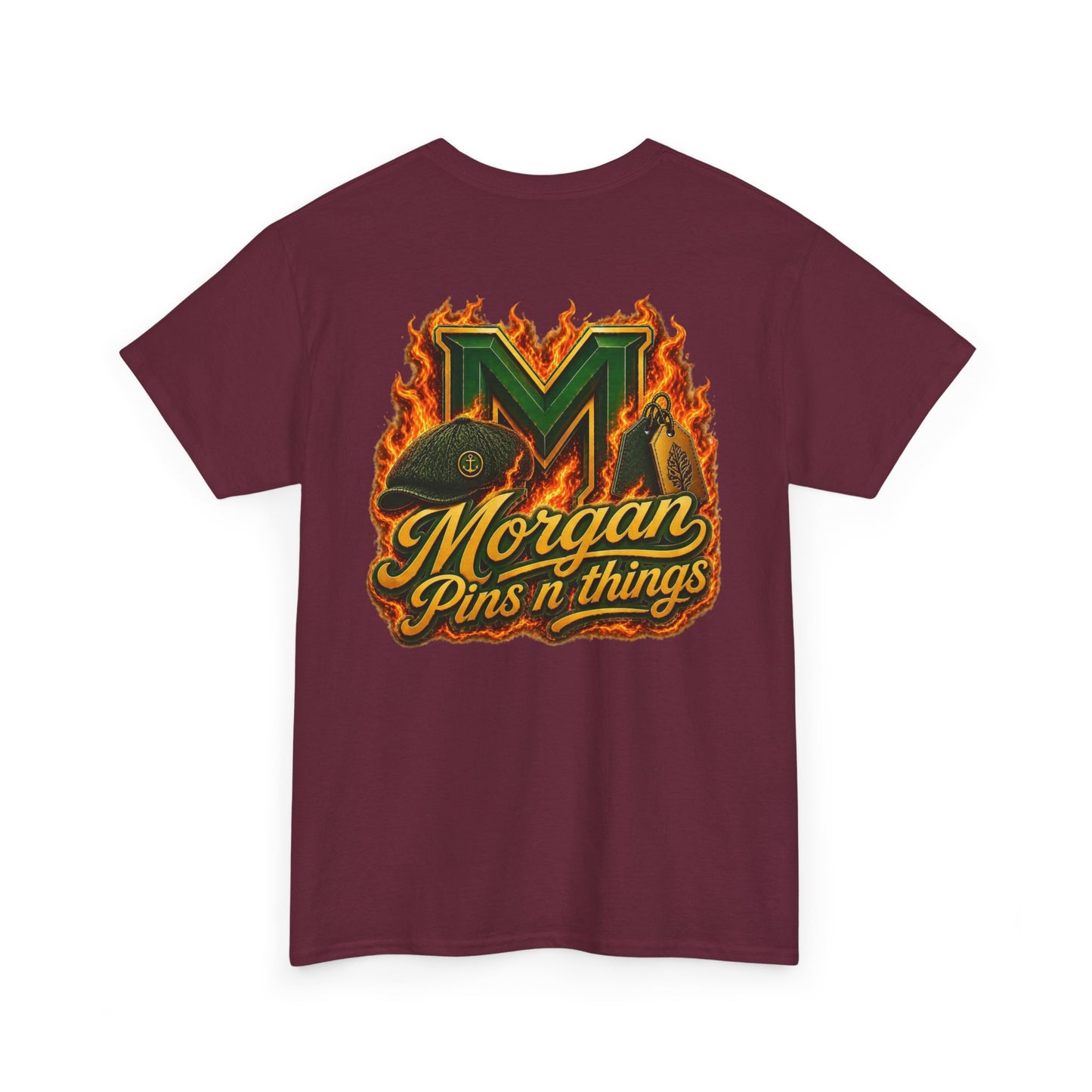 Morgan Pins n Things Flaming Logo