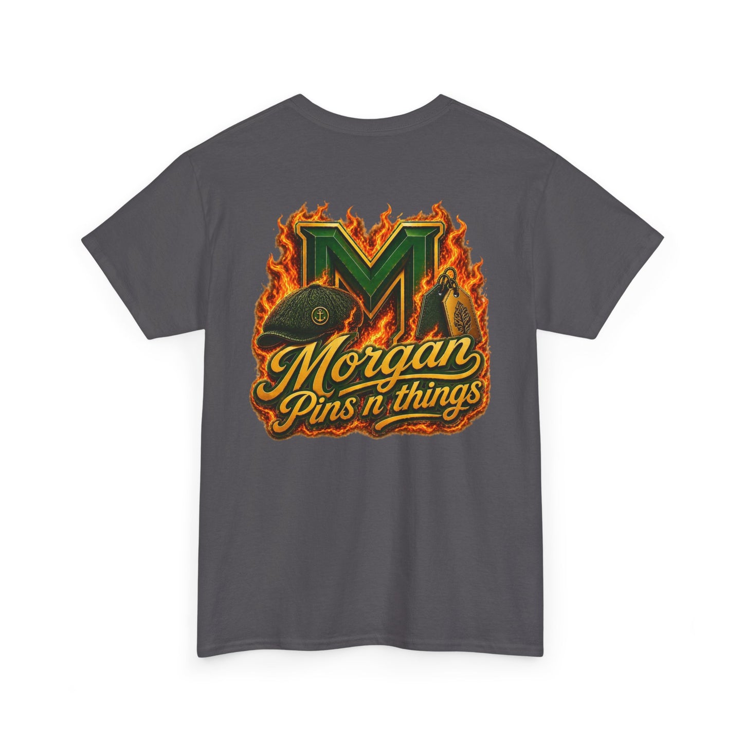Morgan Pins n Things Flaming Logo