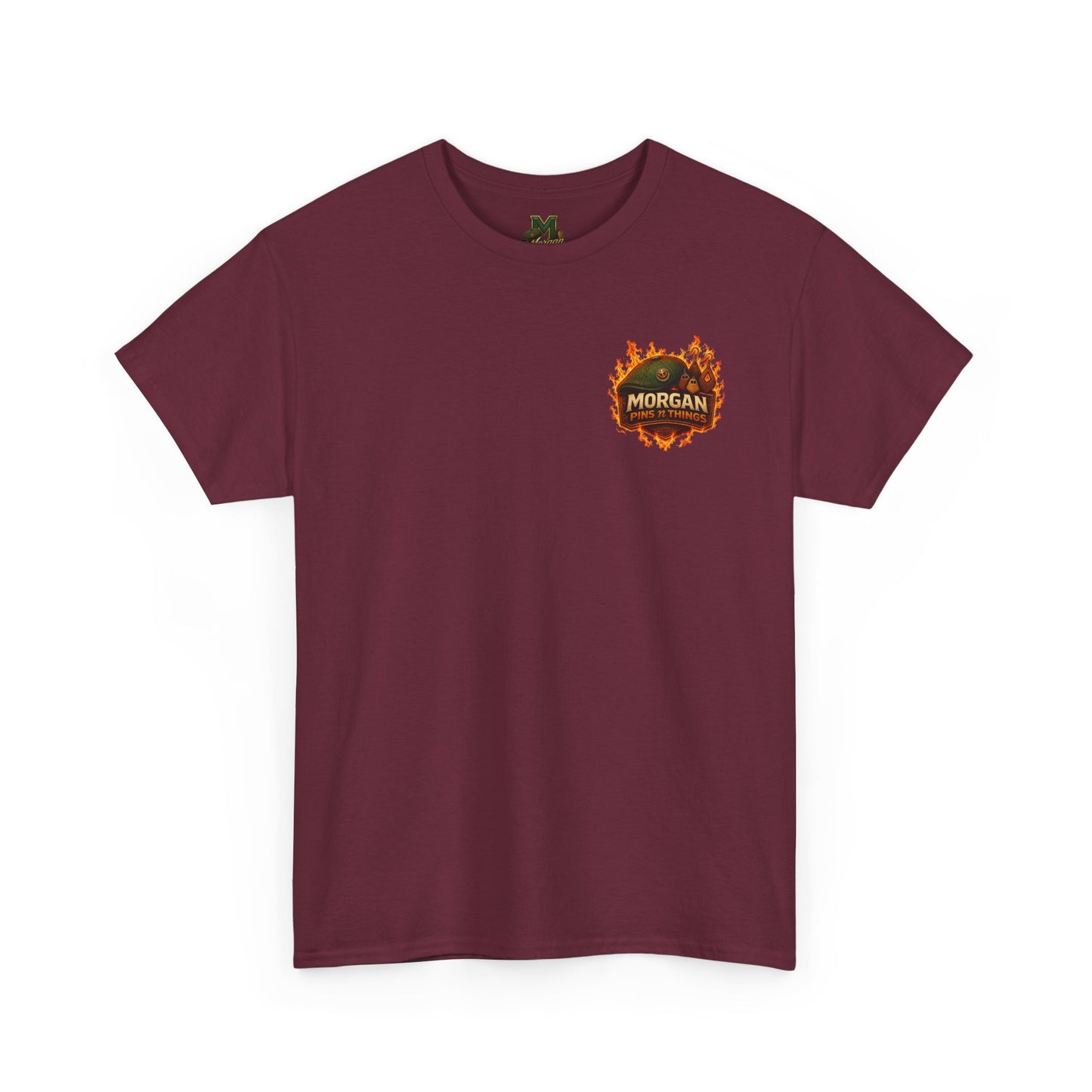 Morgan Pins n Things Flaming Logo