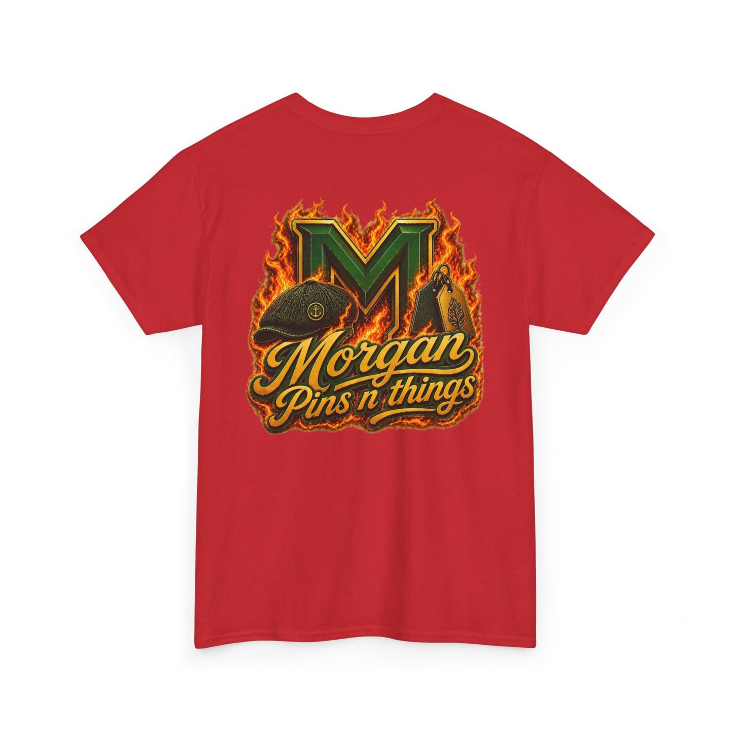Morgan Pins n Things Flaming Logo