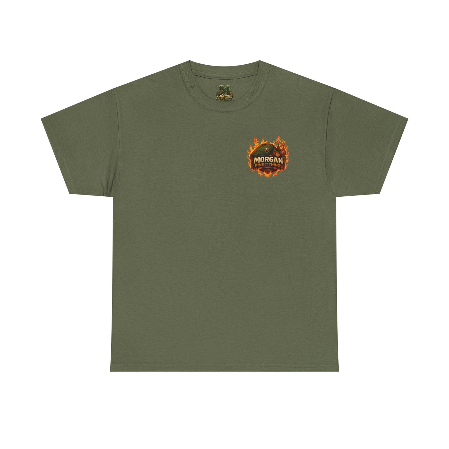Morgan Pins n Things Flaming Logo