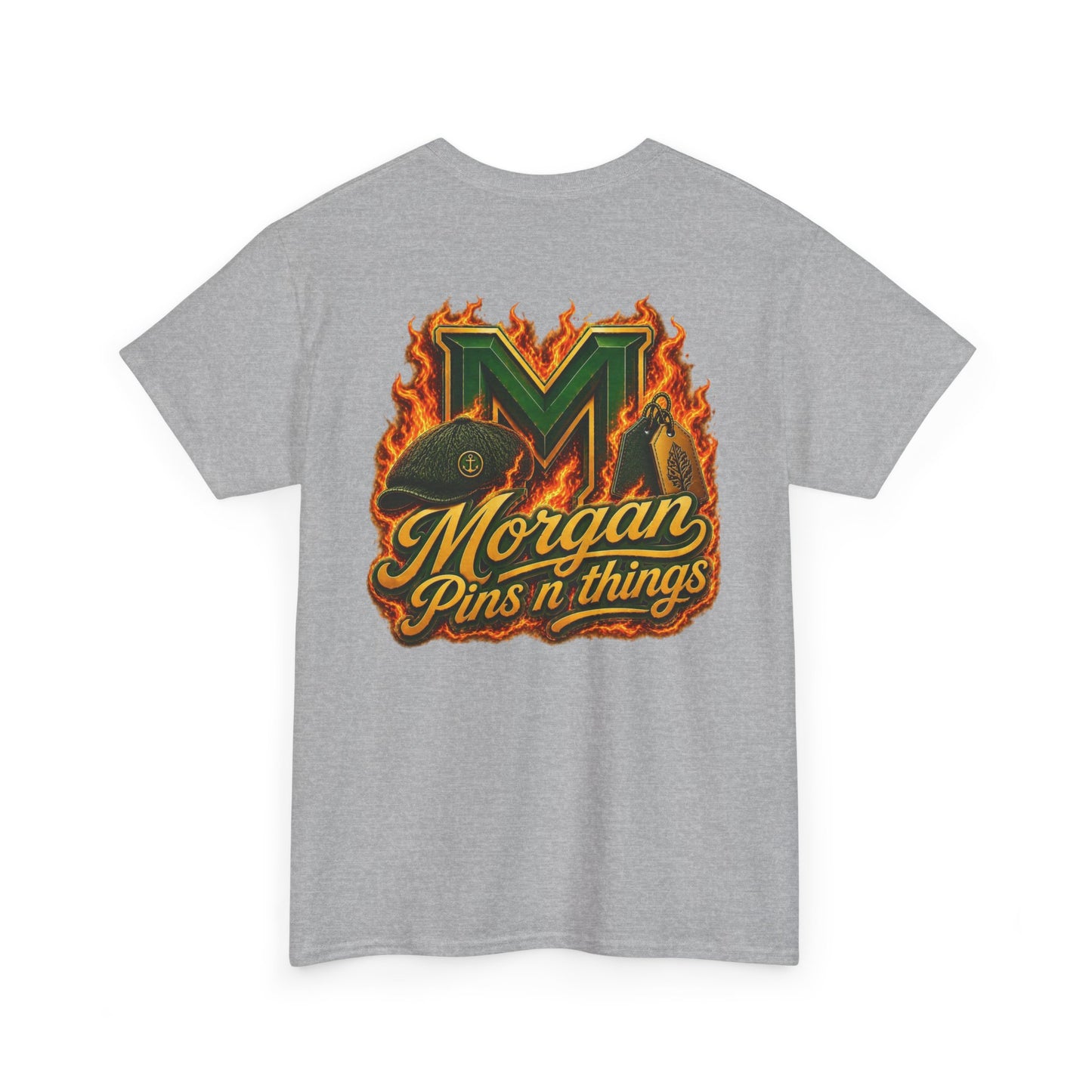 Morgan Pins n Things Flaming Logo