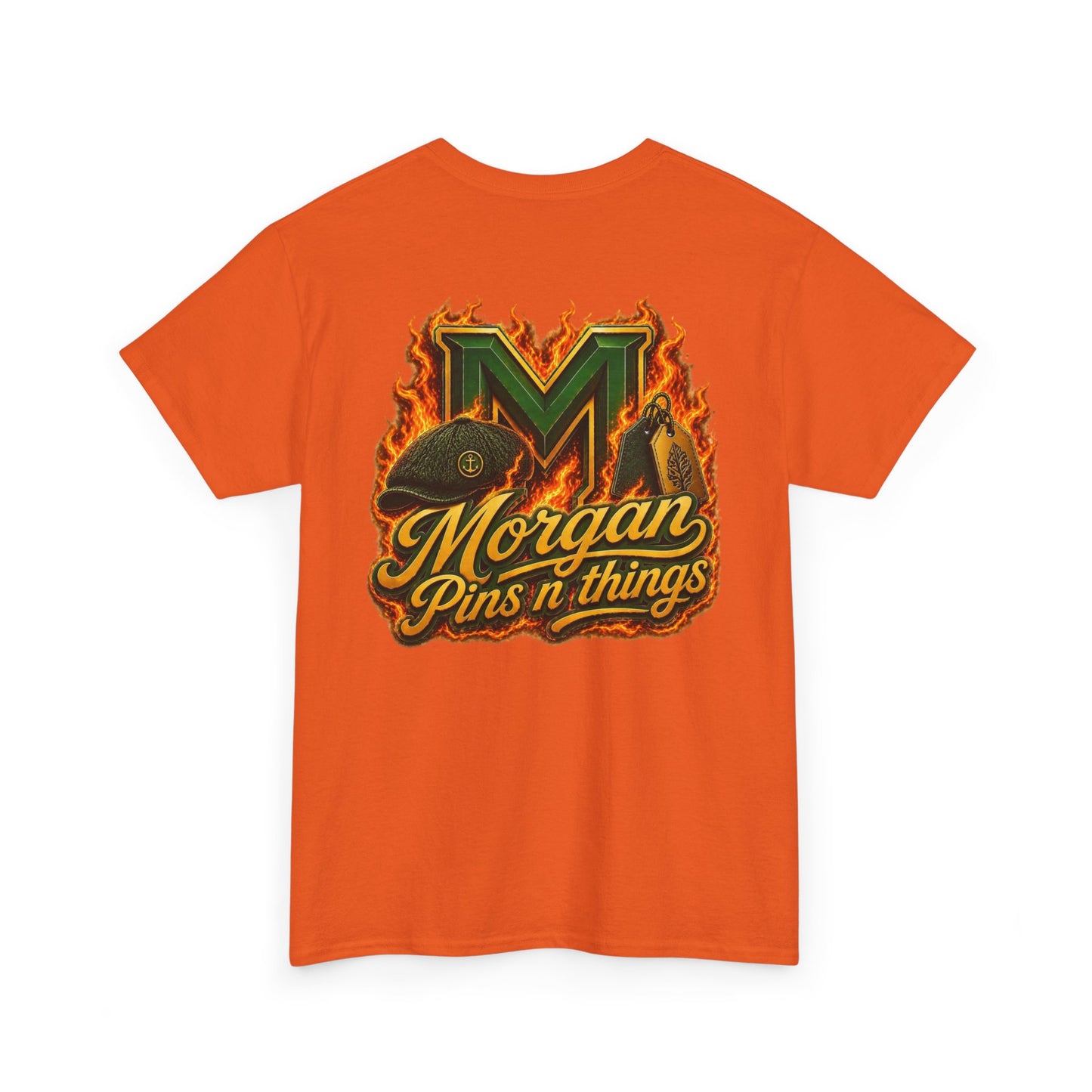 Morgan Pins n Things Flaming Logo
