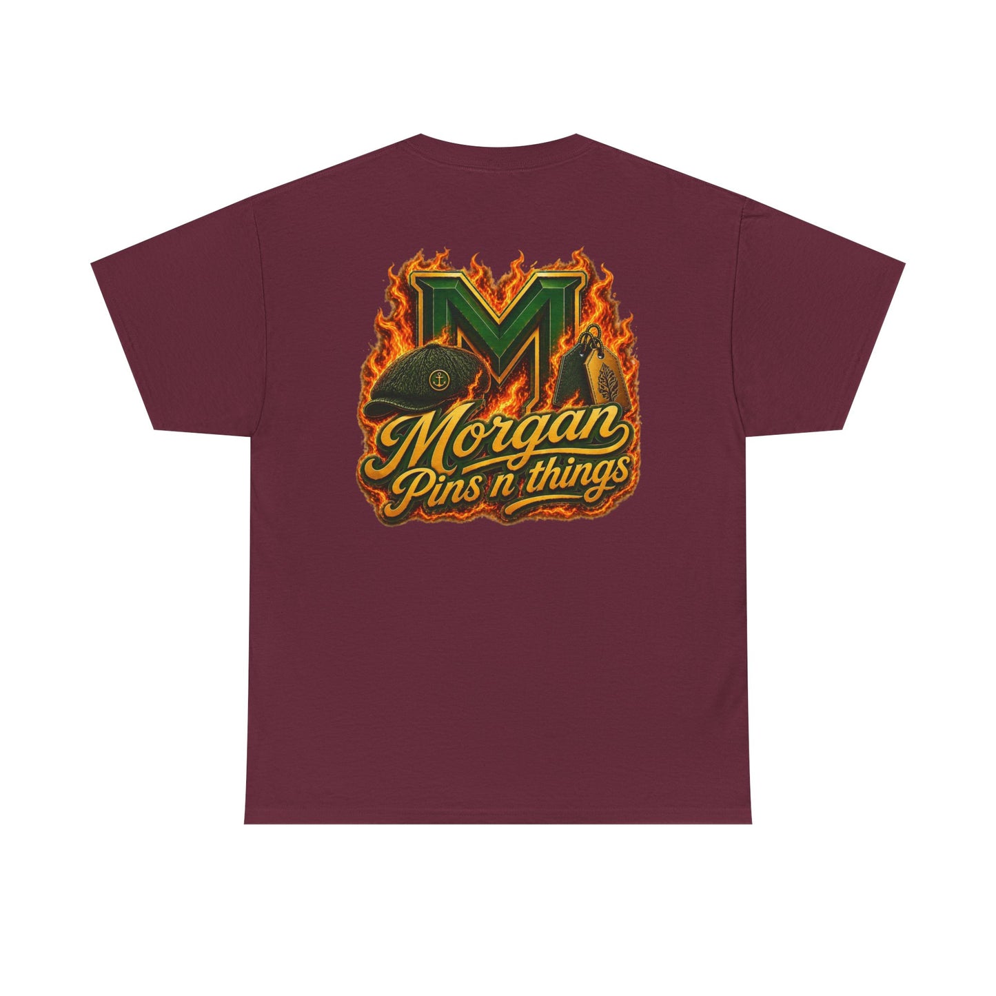 Morgan Pins n Things Flaming Logo