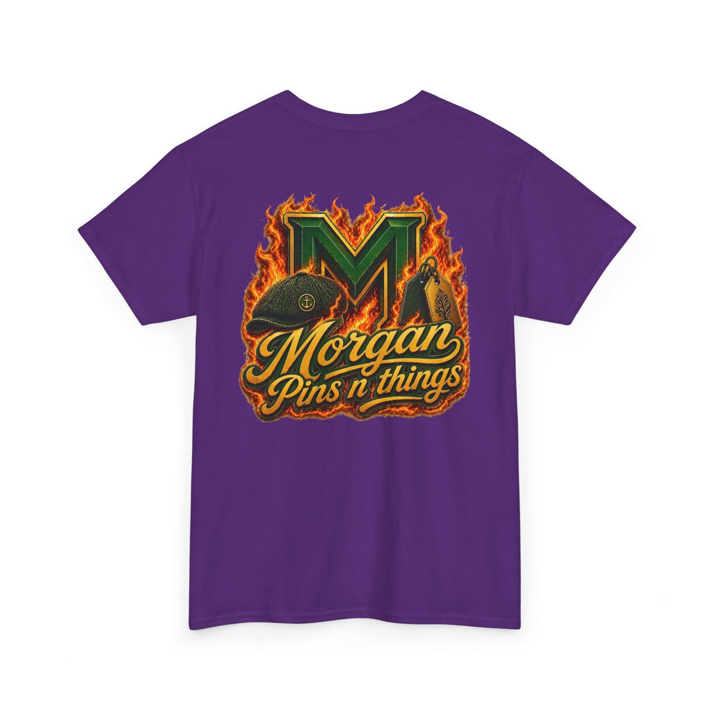Morgan Pins n Things Flaming Logo