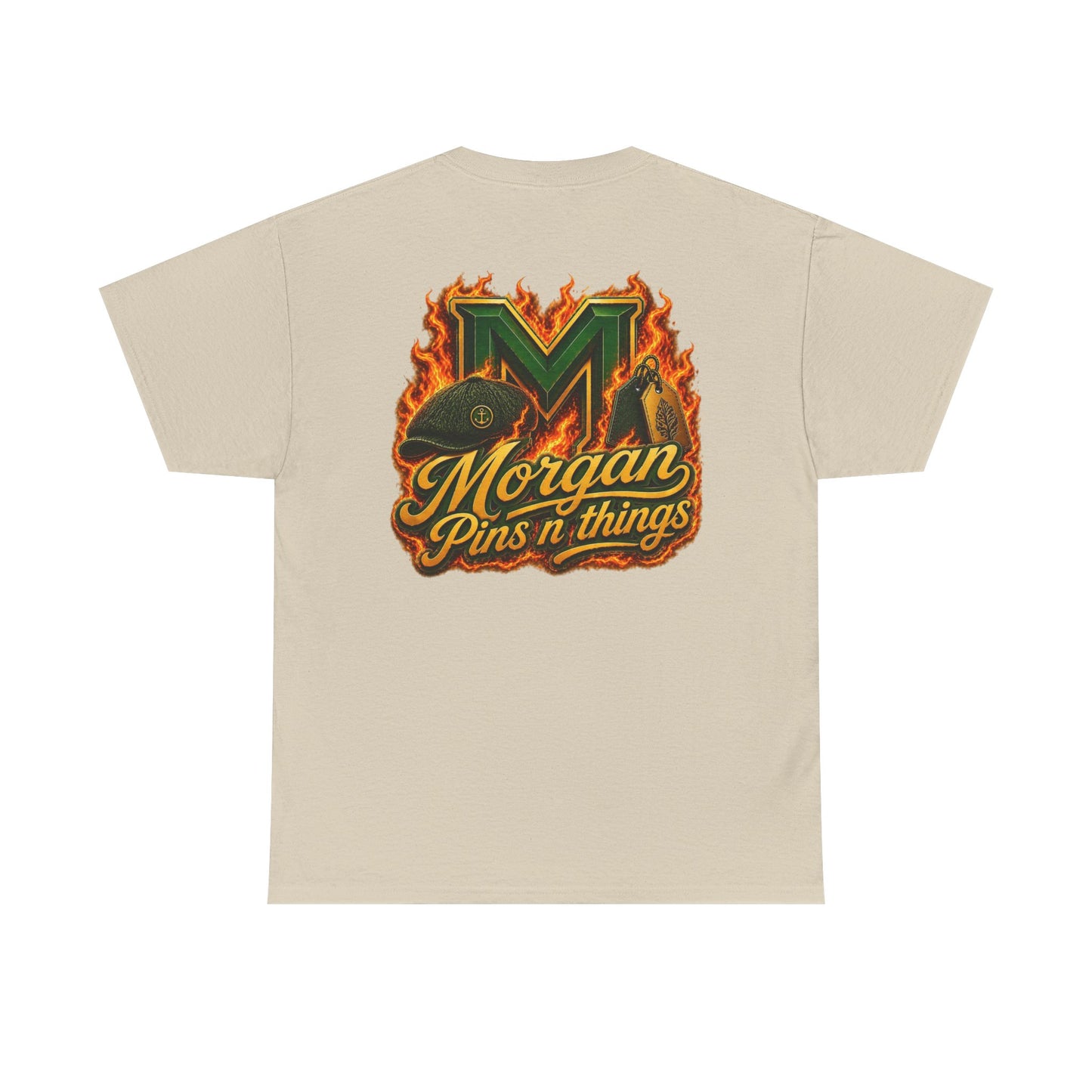 Morgan Pins n Things Flaming Logo