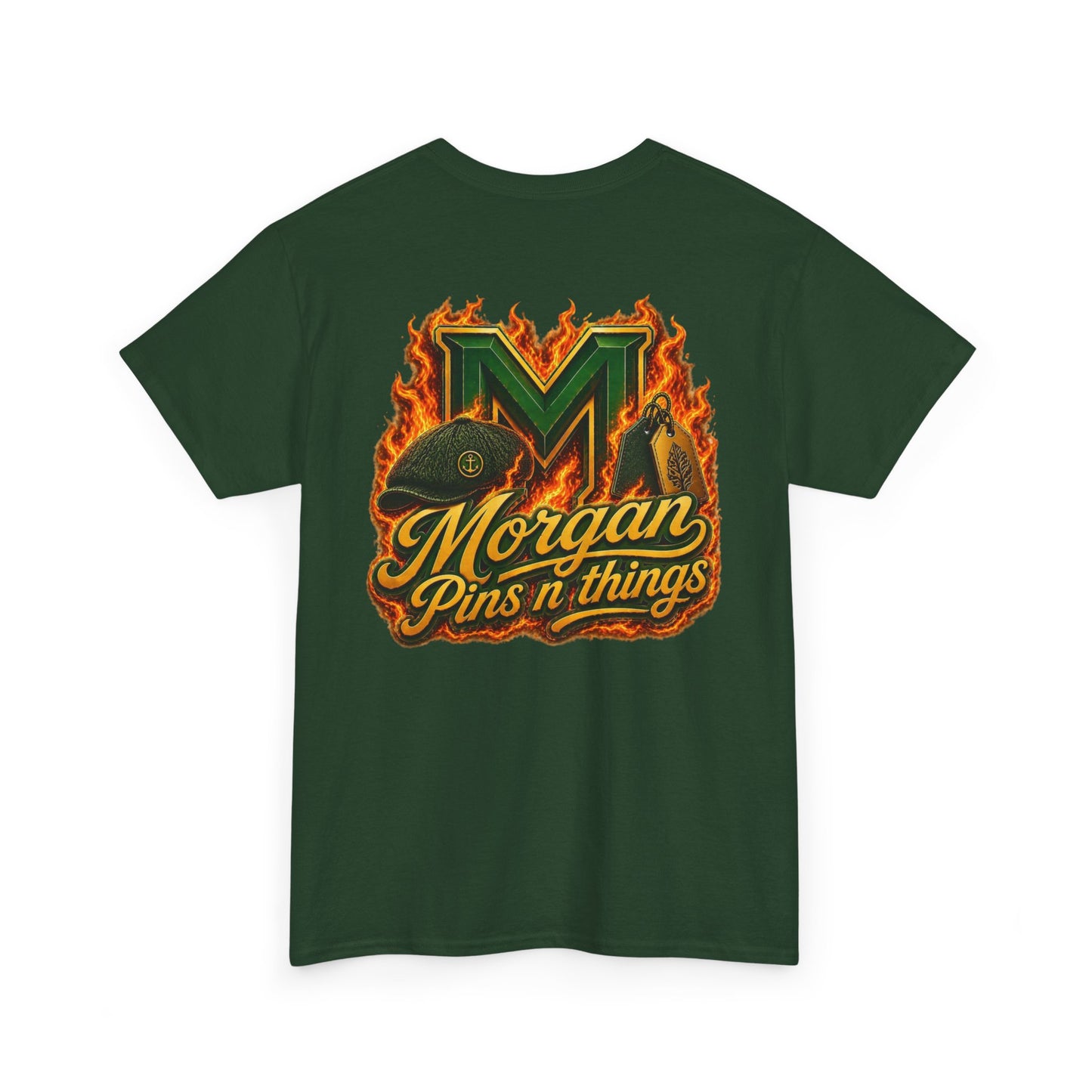 Morgan Pins n Things Flaming Logo