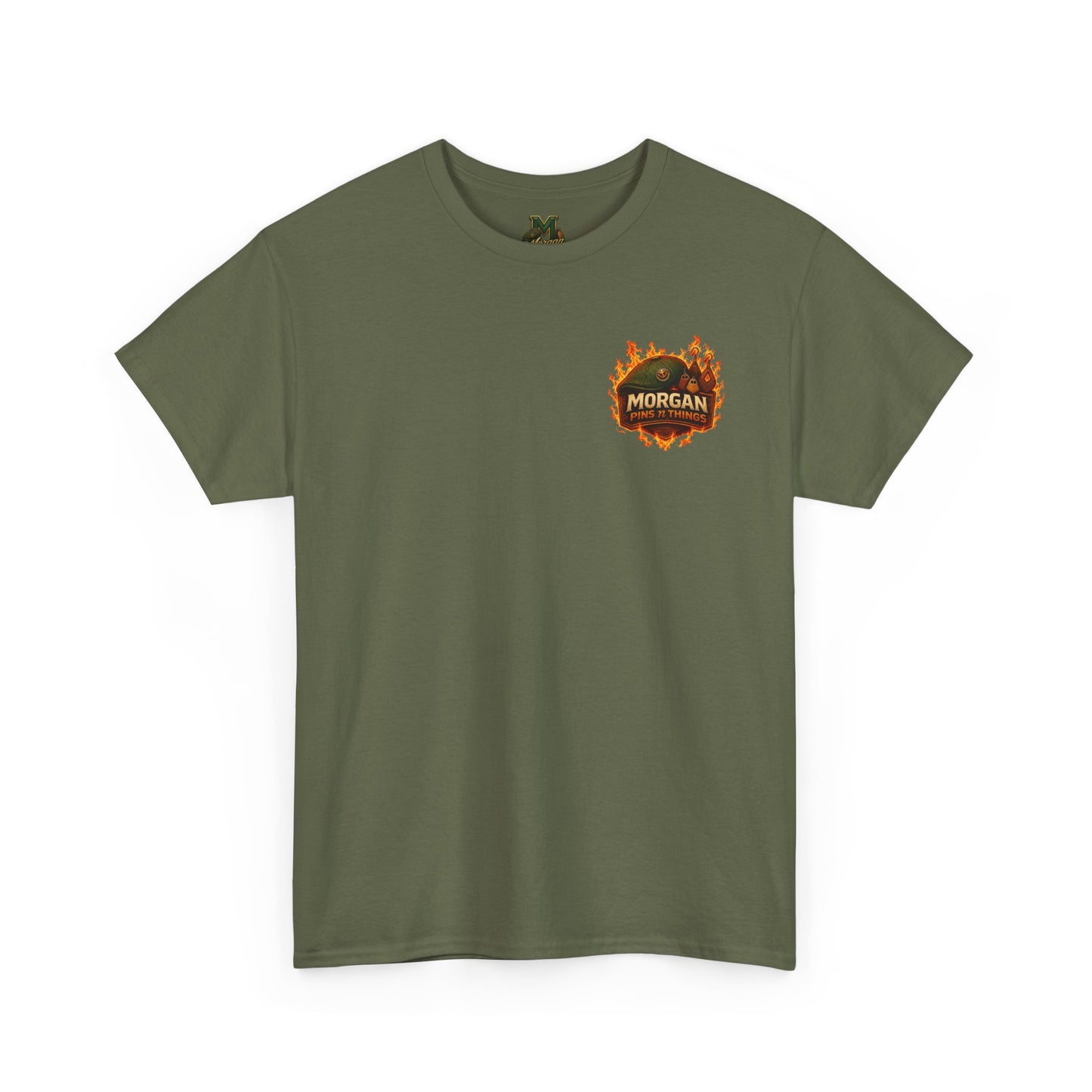 Morgan Pins n Things Flaming Logo