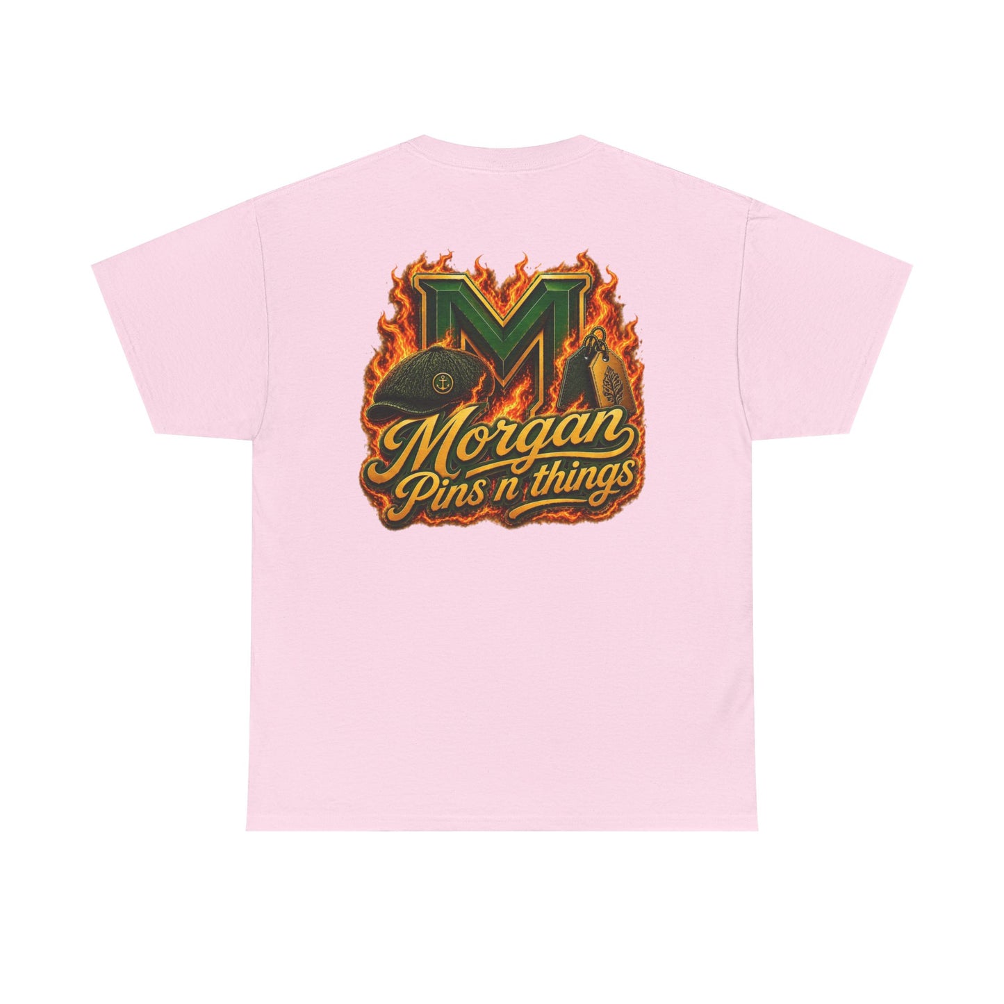 Morgan Pins n Things Flaming Logo