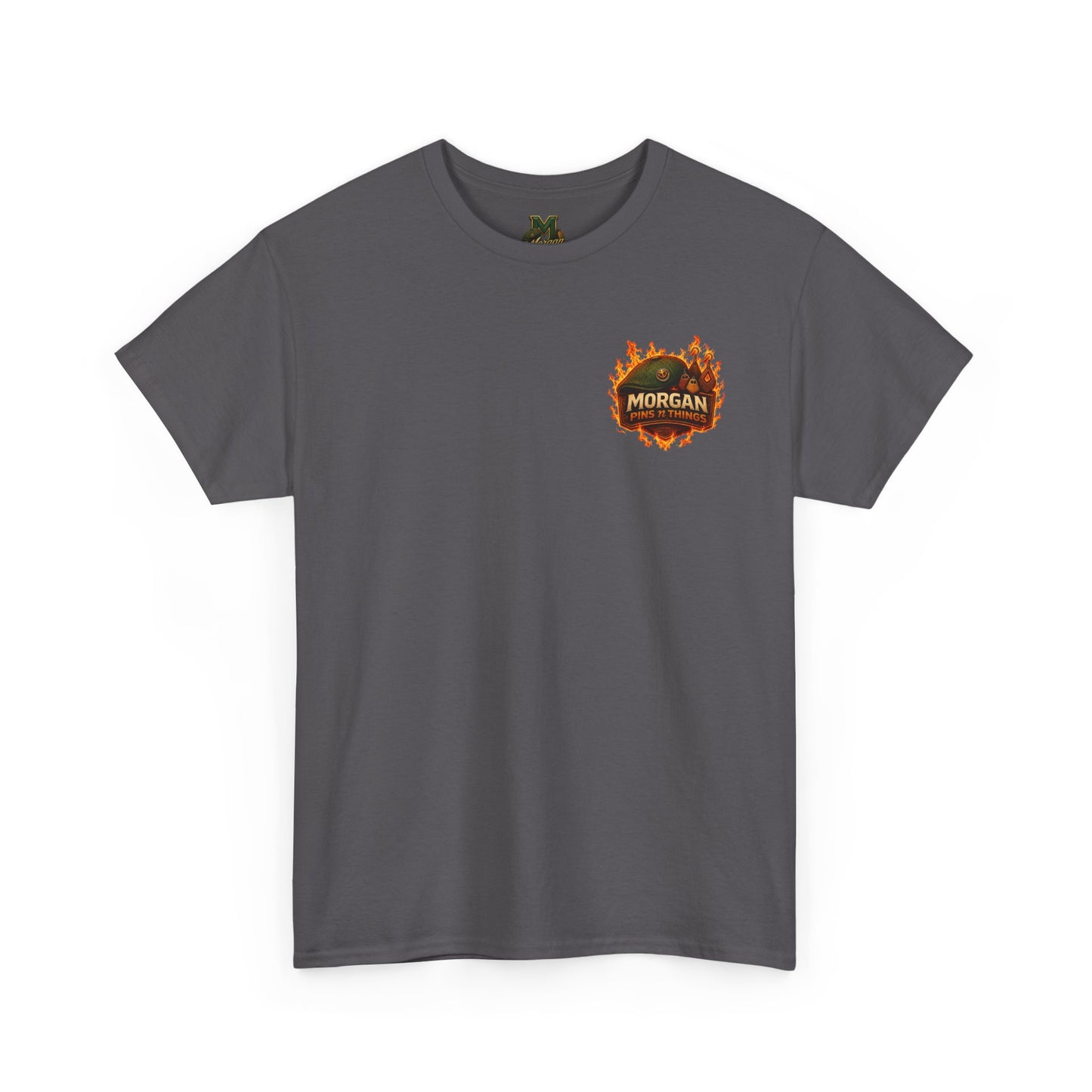Morgan Pins n Things Flaming Logo