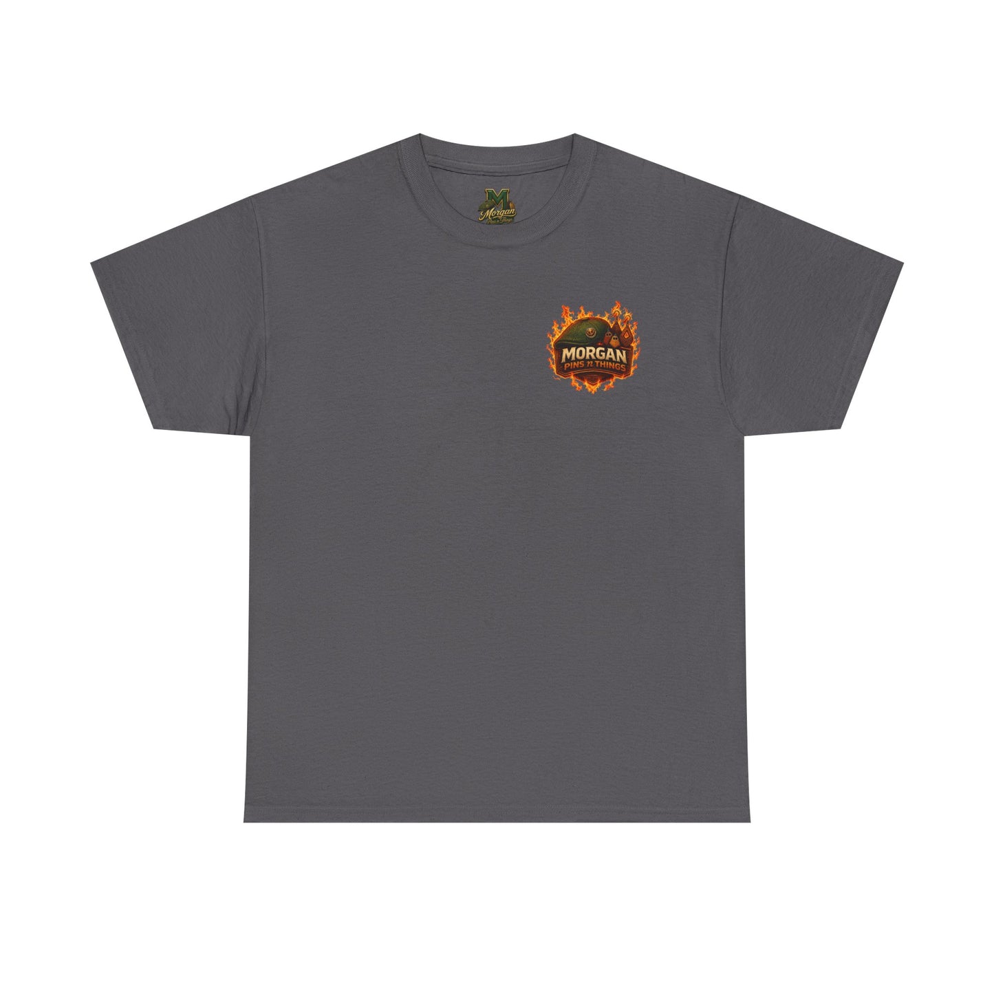 Morgan Pins n Things Flaming Logo