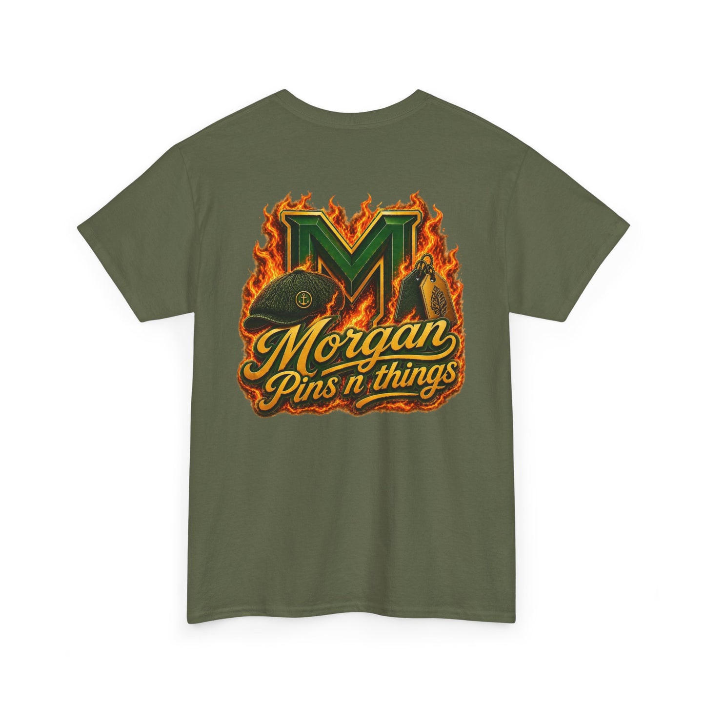 Morgan Pins n Things Flaming Logo