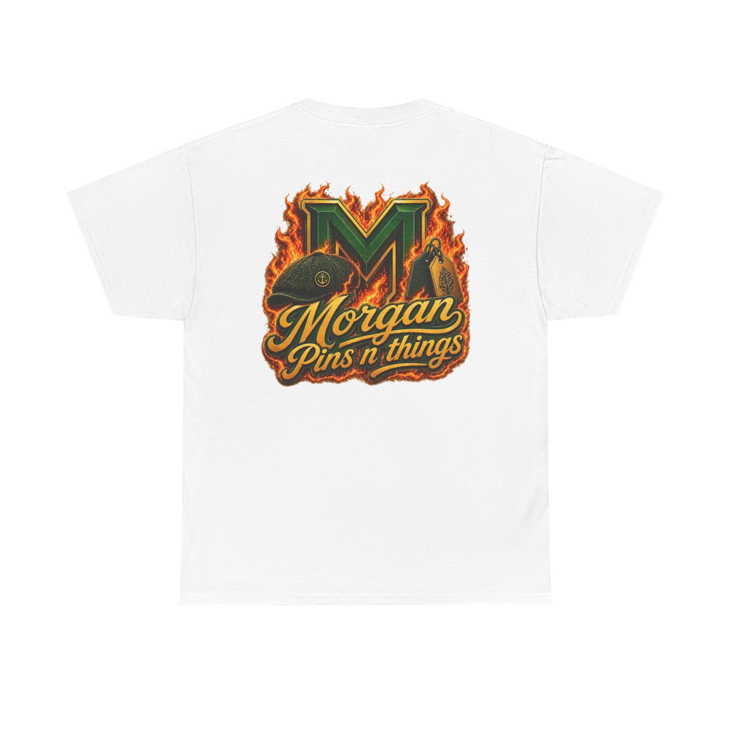 Morgan Pins n Things Flaming Logo
