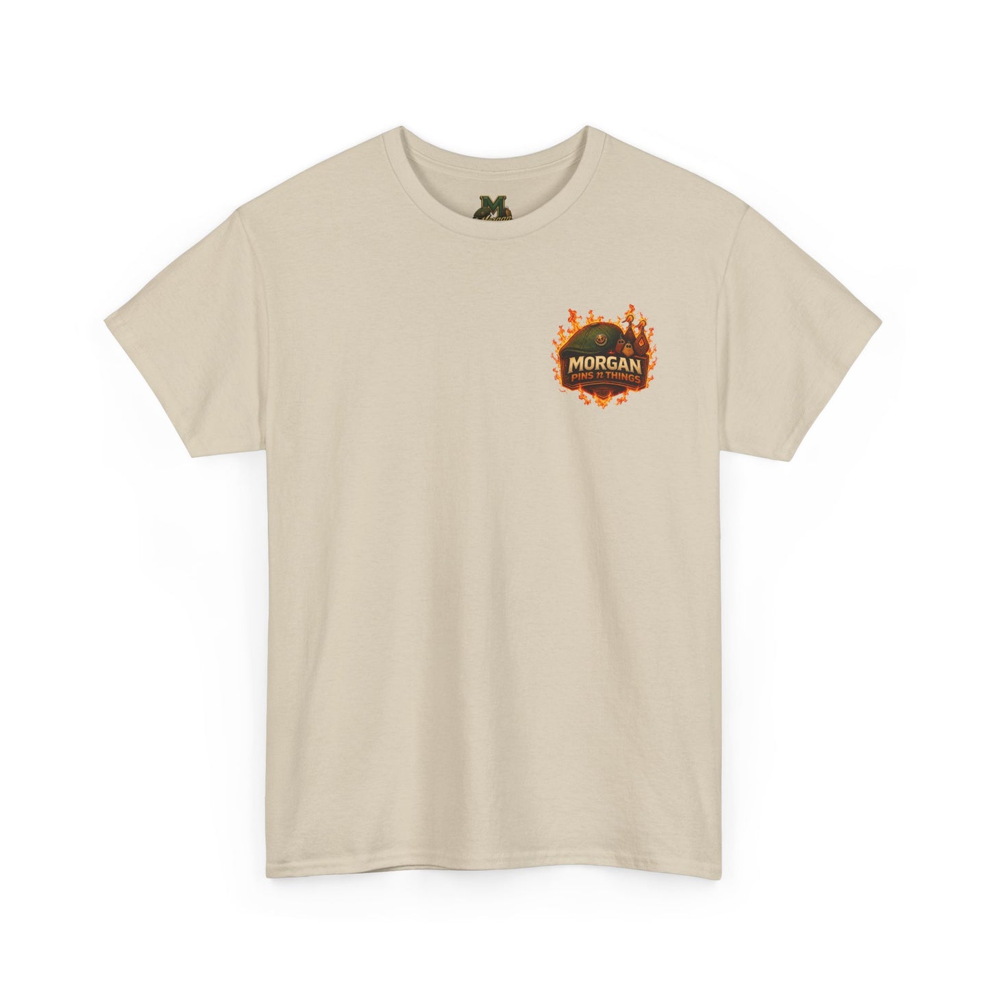 Morgan Pins n Things Flaming Logo