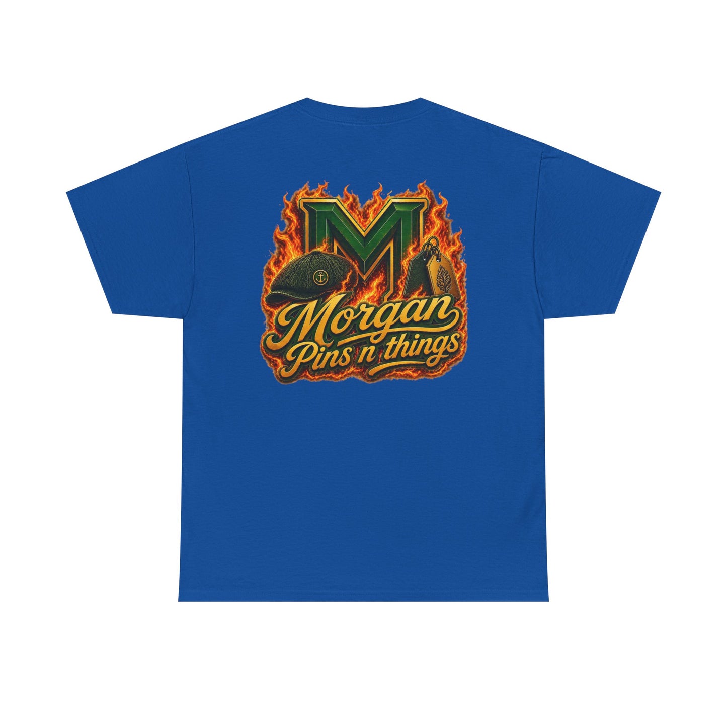 Morgan Pins n Things Flaming Logo