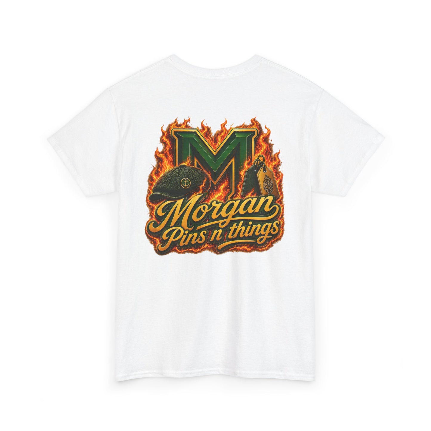 Morgan Pins n Things Flaming Logo