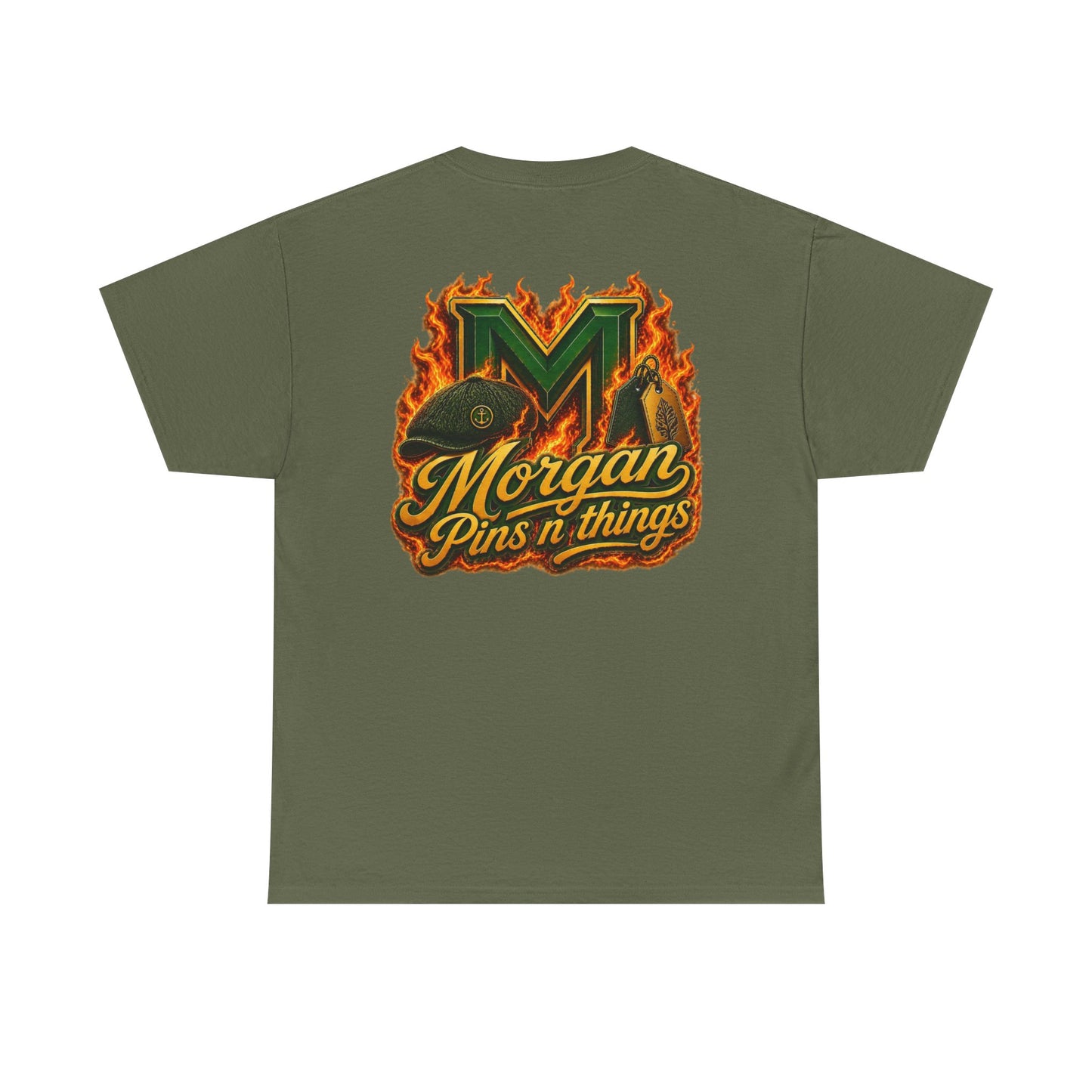 Morgan Pins n Things Flaming Logo