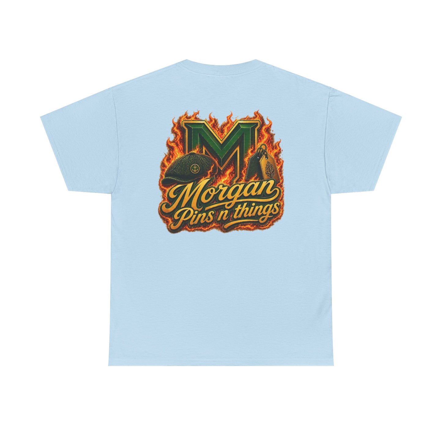 Morgan Pins n Things Flaming Logo