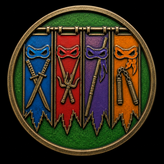 Bannered Warriors – Limited Edition UV Pin