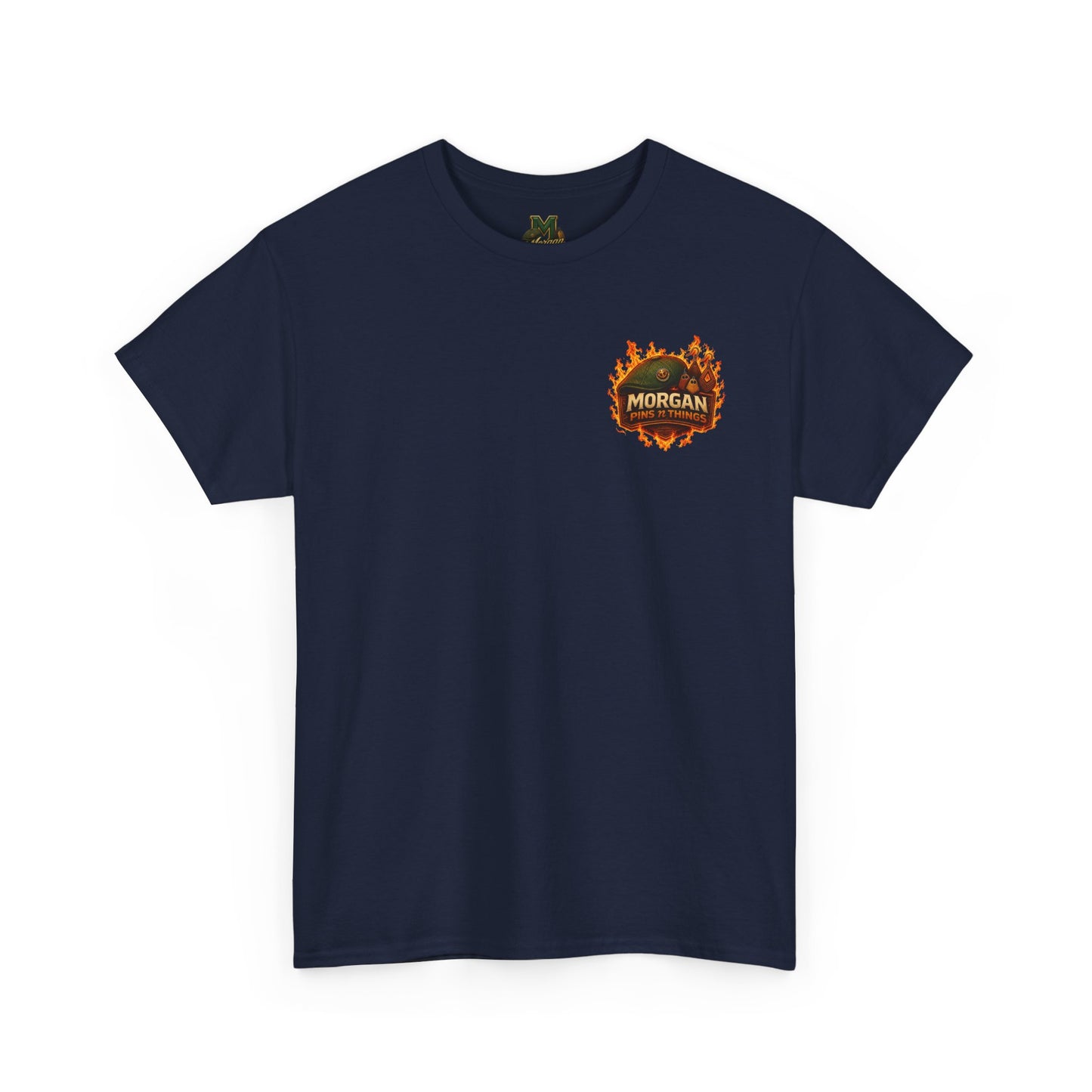 Morgan Pins n Things Flaming Logo