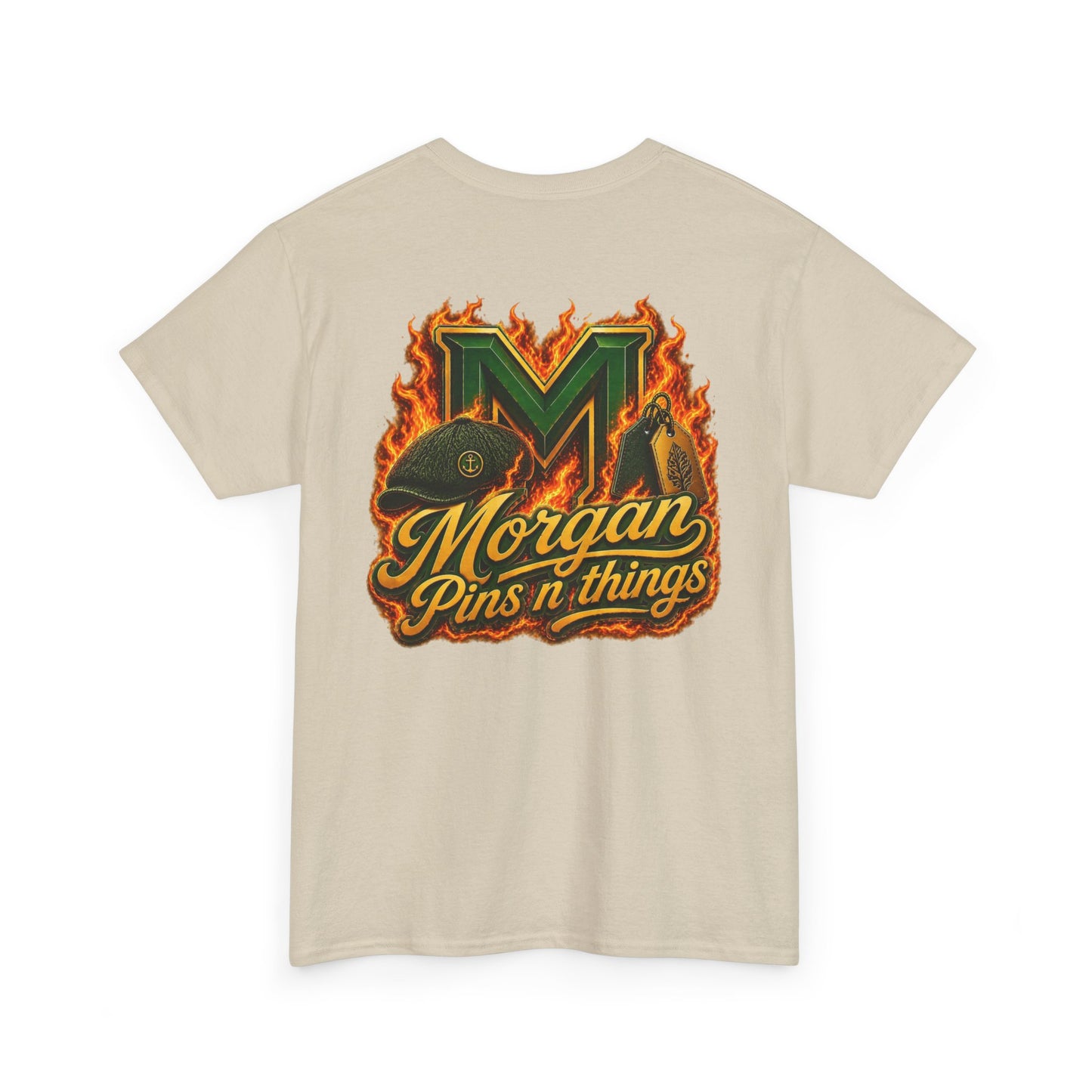Morgan Pins n Things Flaming Logo