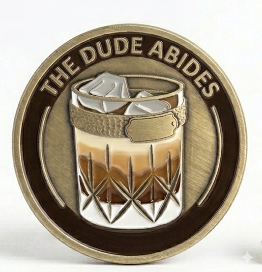 The Dude Abides Cocktail UV Pin