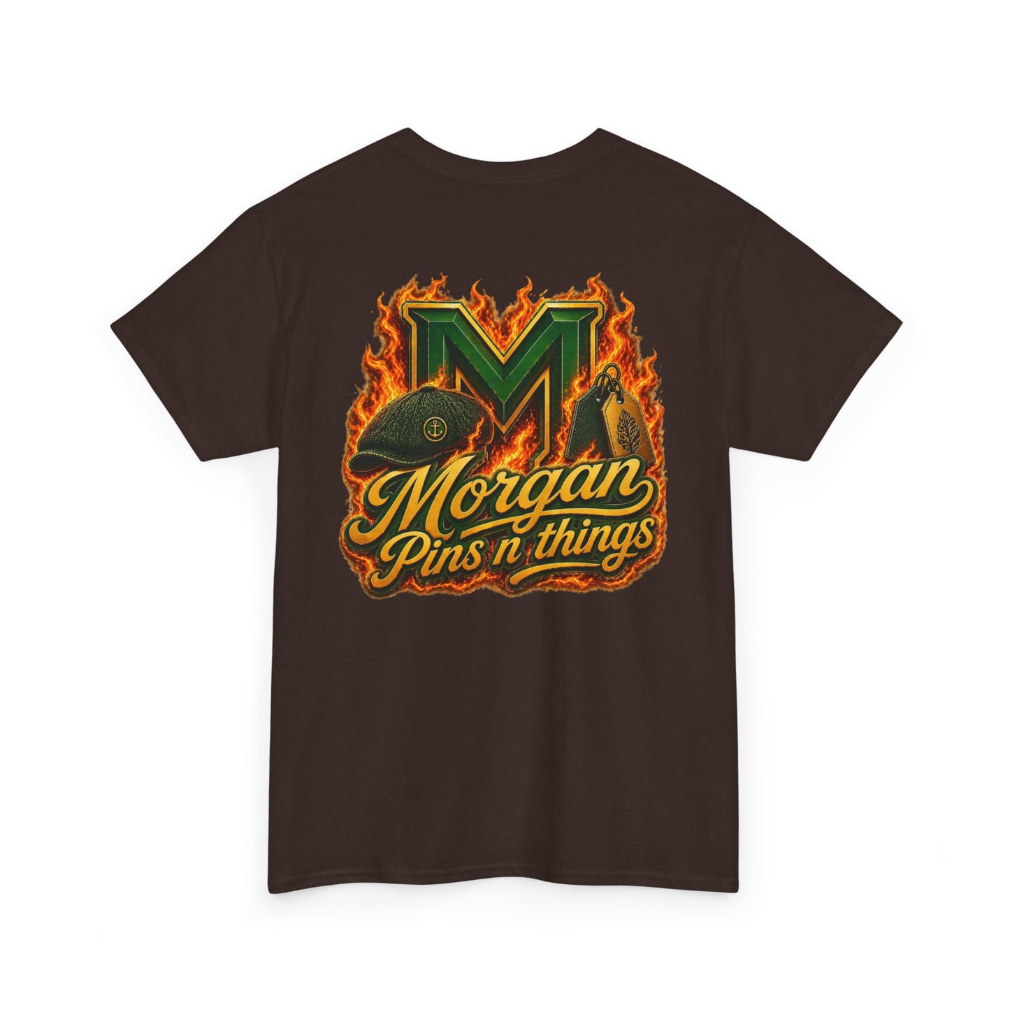 Morgan Pins n Things Flaming Logo