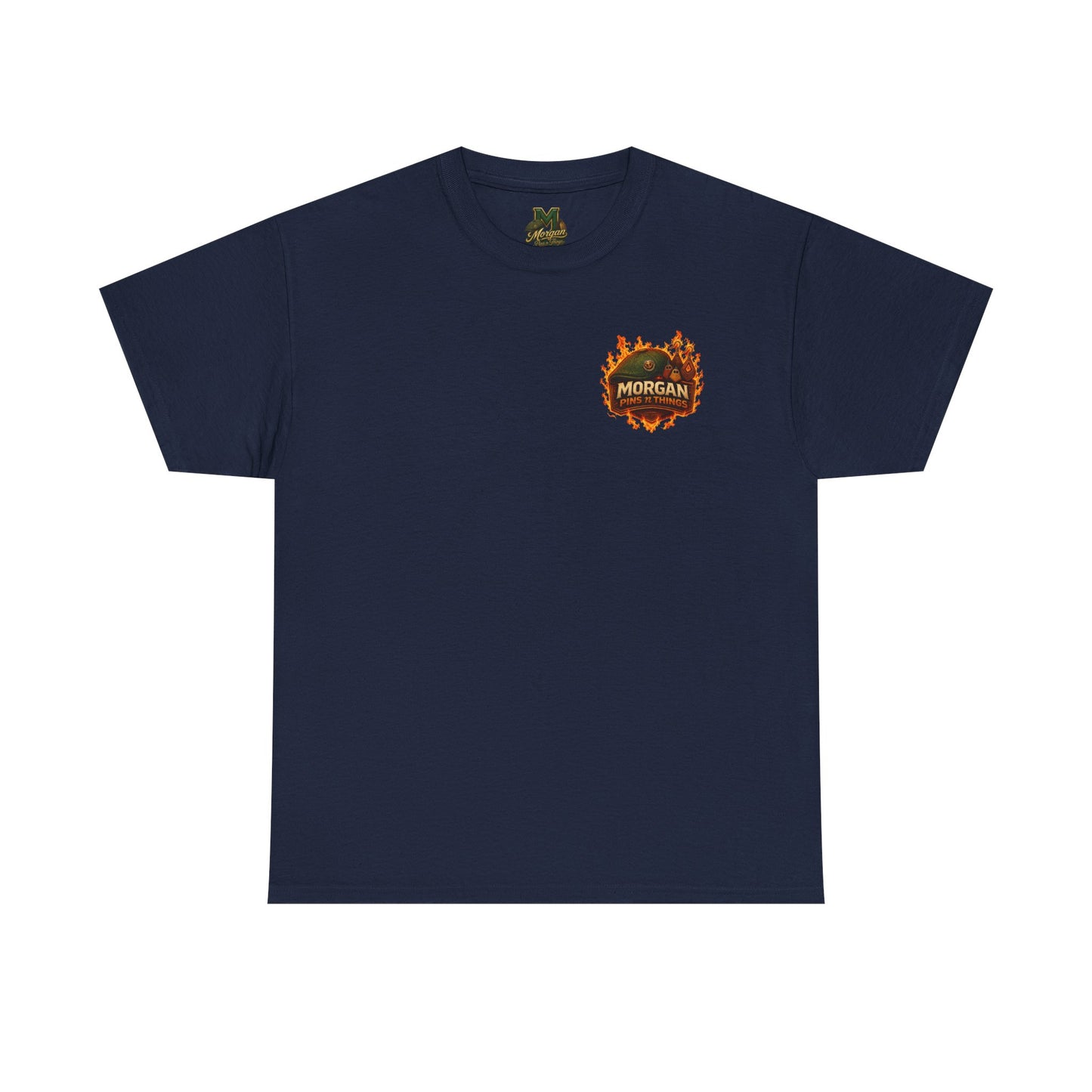 Morgan Pins n Things Flaming Logo