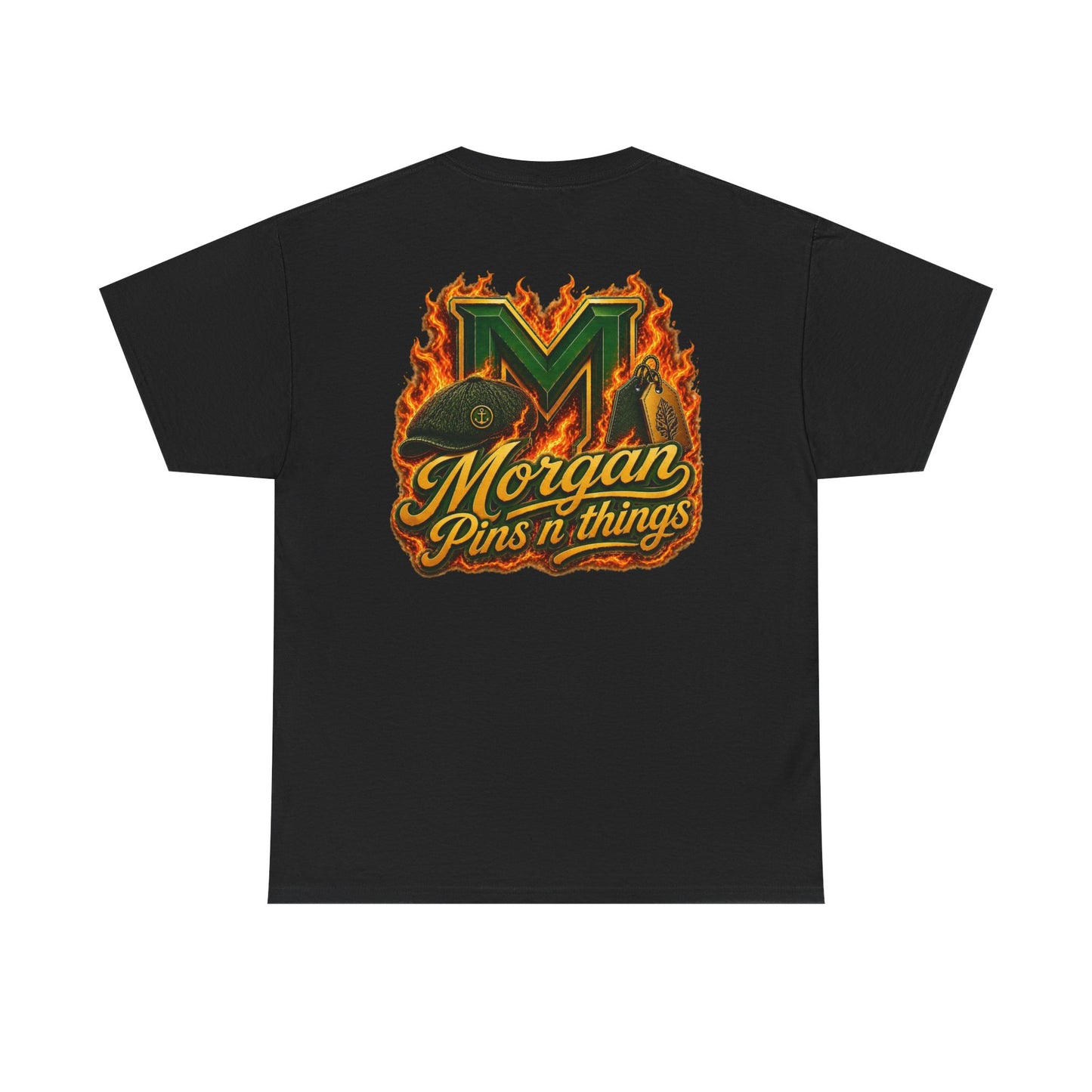Morgan Pins n Things Flaming Logo