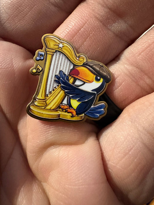 Harp & Scally Toucan 1 inch UV pin