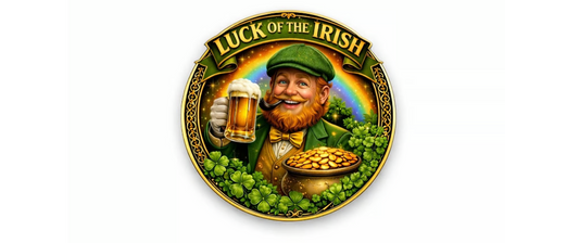 Luck of the Irish 1 inch UV pin