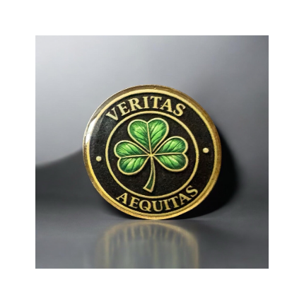 Veritas Aequitas 1 inch UV pin